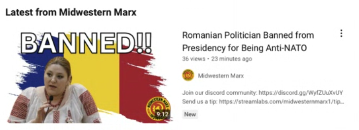 MWM supports the Far-Right SOS Romania.