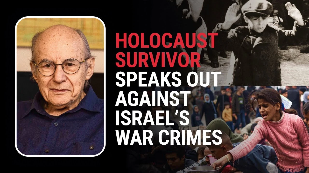 Holocaust survivor Rene Lichtman “Israel is committing war crimes in Gaza. We've got to fight back.”